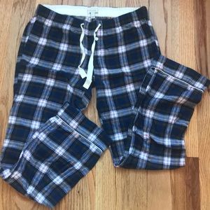 🌸J. Crew Plaid PJ Bottoms S